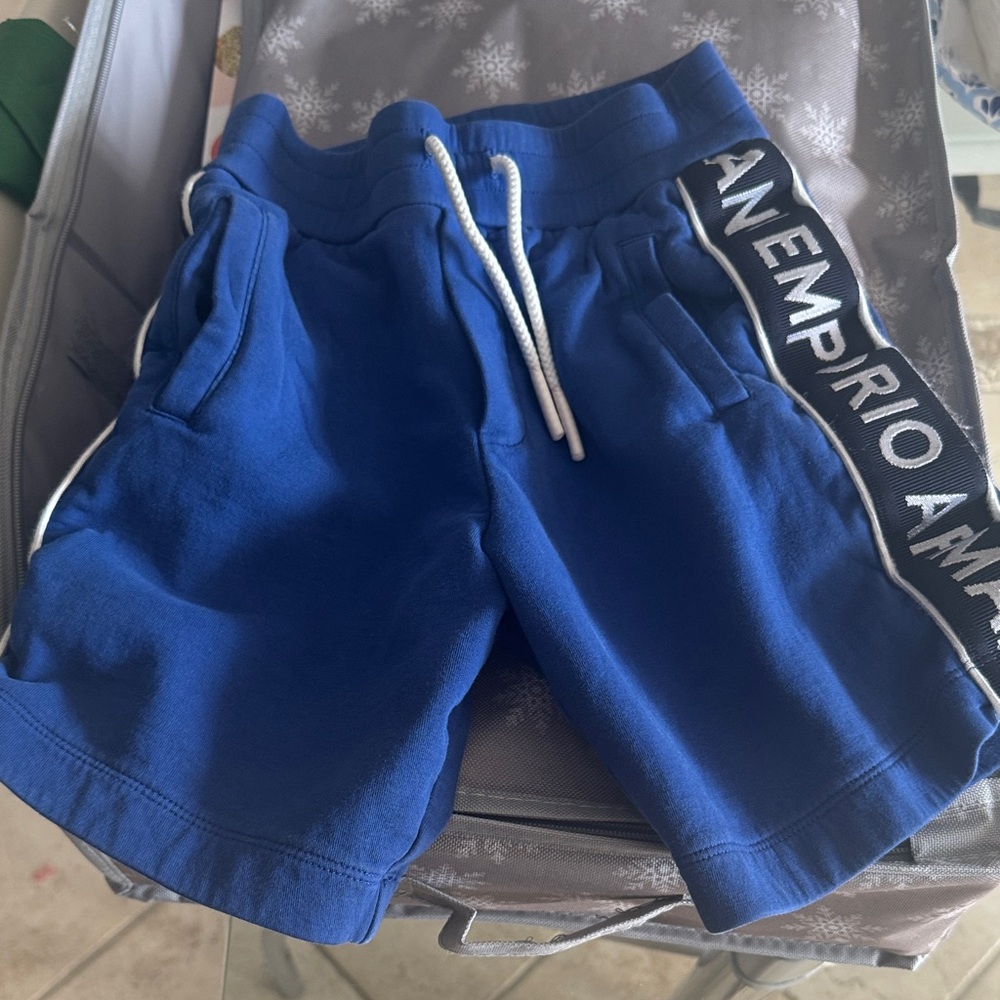 Emporio Armani Athletic Blue Shorts